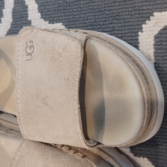 UGG Goldenstar #1117954 Tan Suede Sandals Women's 8 - Picture 4 of 14